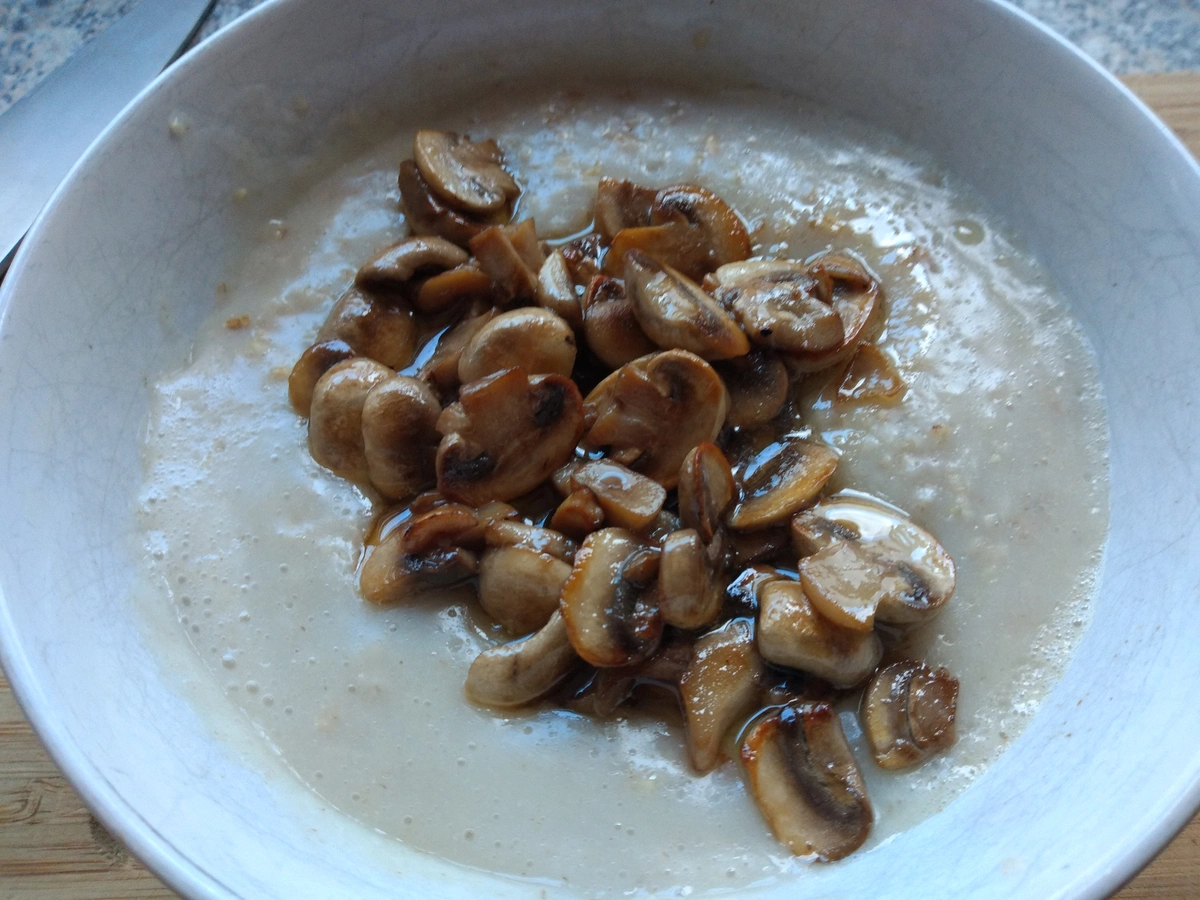 Photo of Garlic Butter Mushroom Porridge