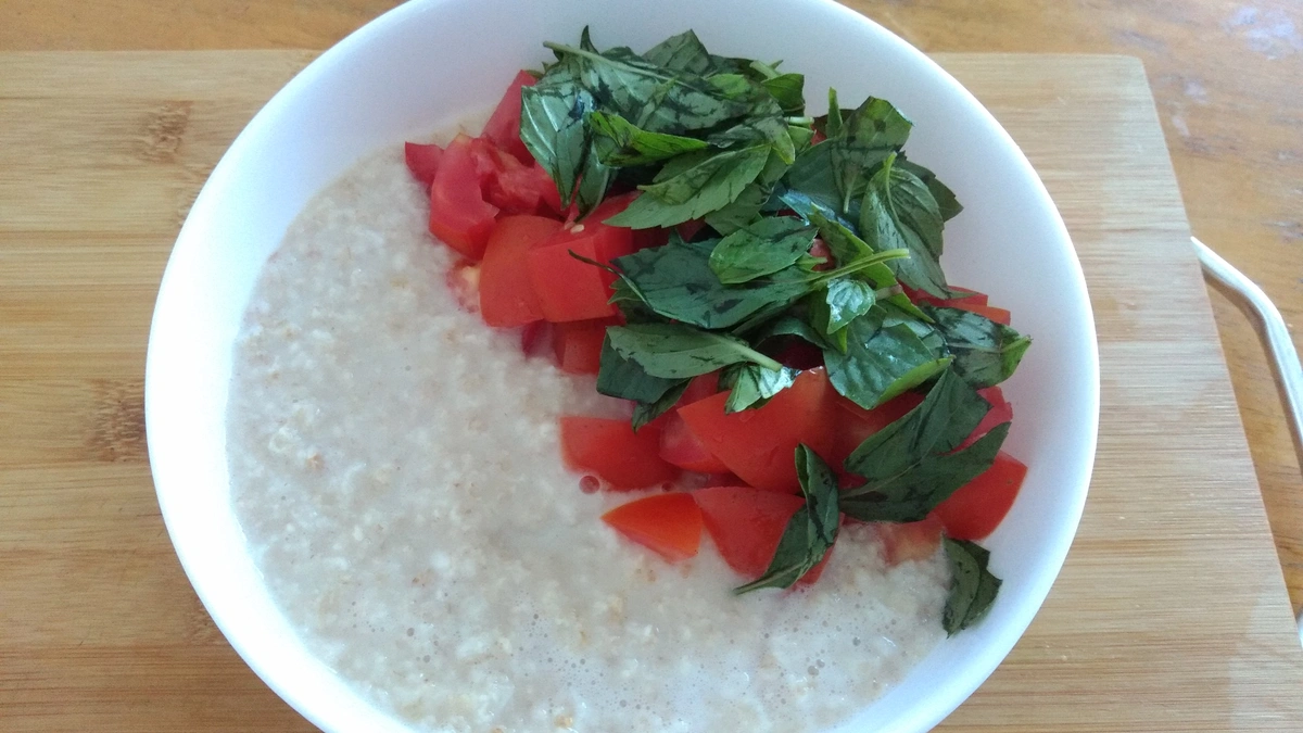 Photo of Tomato & Thai Basil Porridge